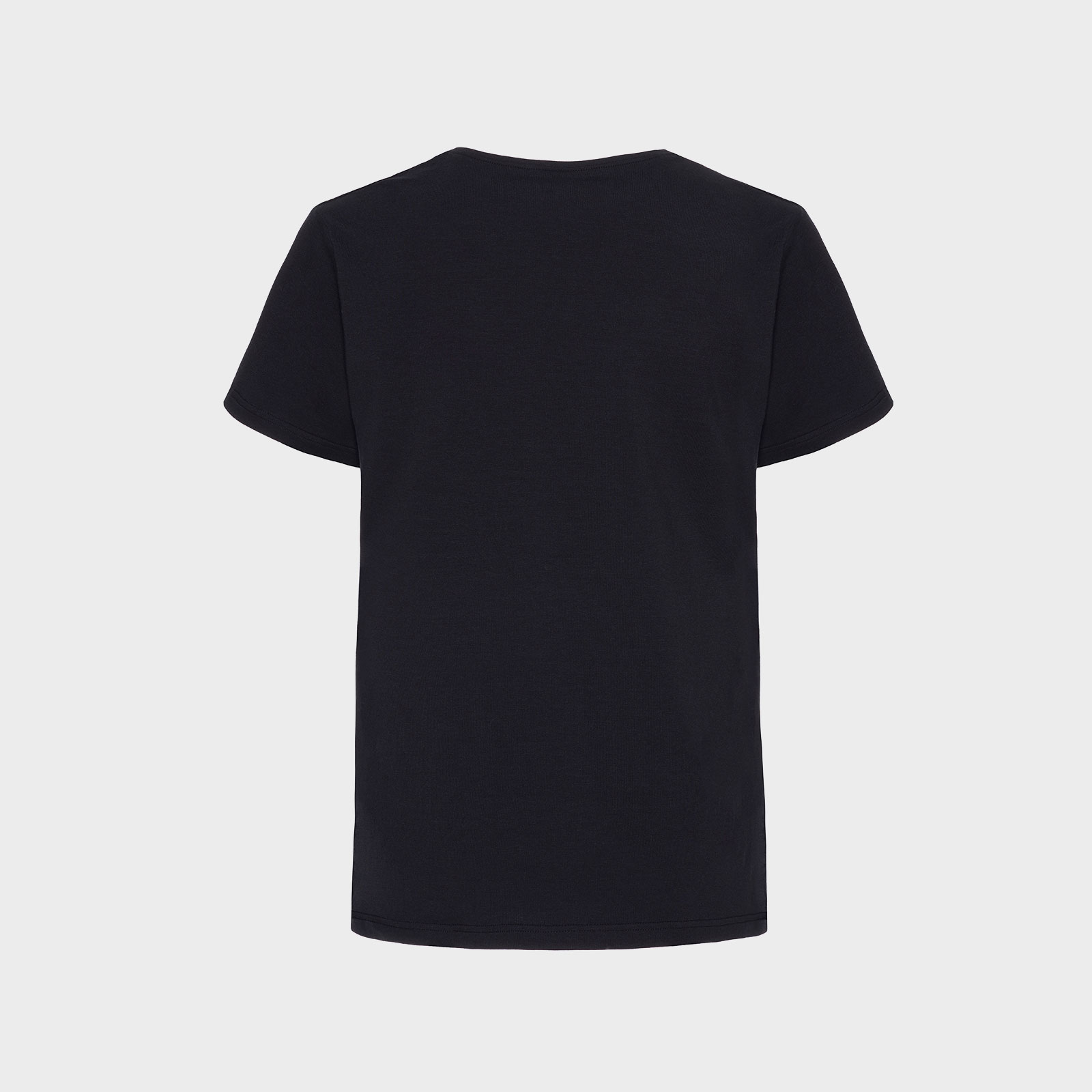 T Shirt Schwarz Tasche Weiss Esthetique Muster Schwarz Av Concept Store